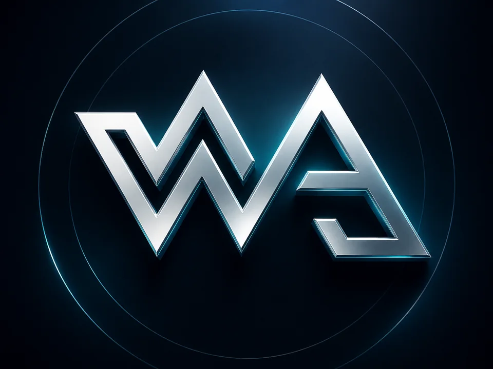 Modern WA Origin monogram artwork